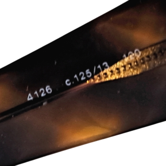 CHANEL 4126 C125/13 Sunglasses Shield Gold Tortoise Women - Picture 13 of 13